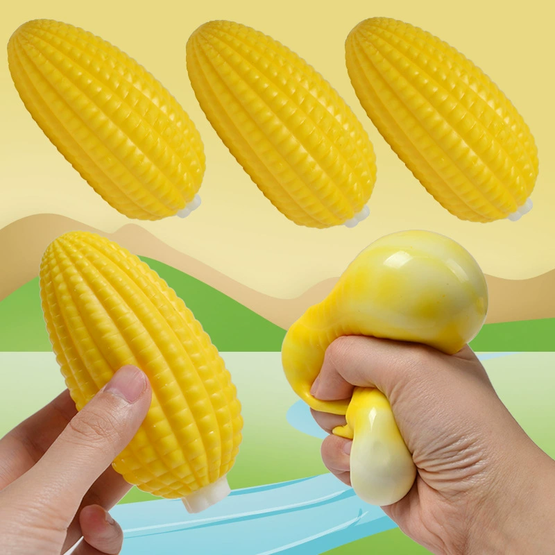 Реалистичная игрушка, слайм, игра с едой, антистресс, кукуруза