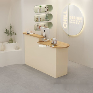 Cashier Counter Small Clothing Store Bar Beauty Salon Cashier Front Desk Beauty Salon Reception Desk Assembly Bar