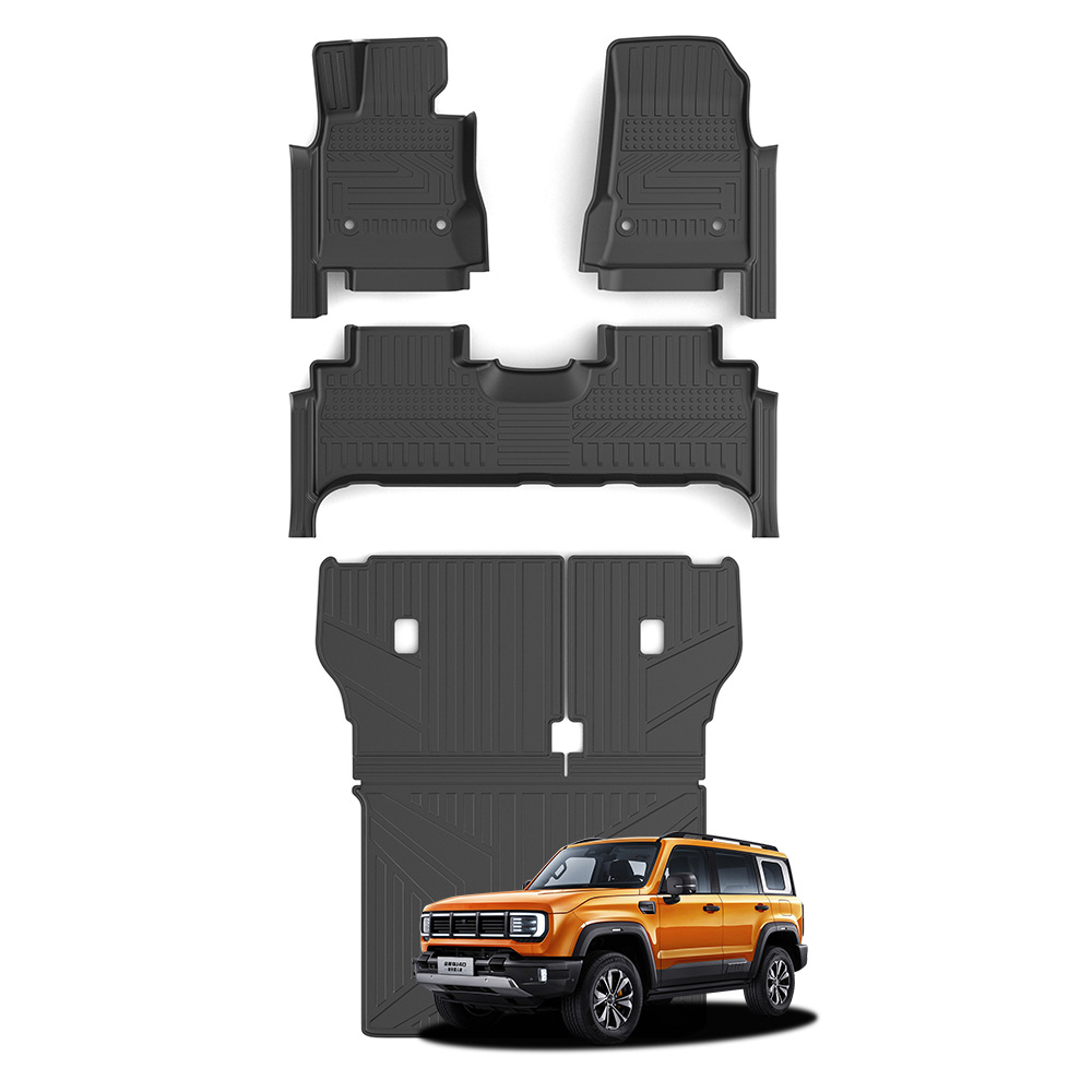 Txinrui Aplicable a Beijing baic bj40 alfombrillas de coche alfombrillas impermeables y antideslizantes alfombrillas especiales TPE alfombrillas de caja trasera