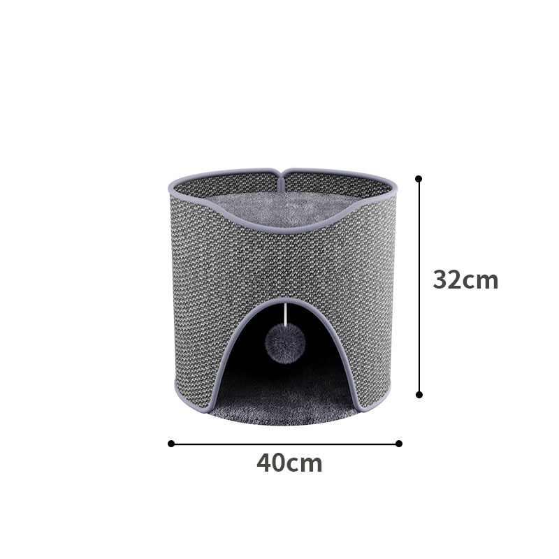 검정색 단층 사이잘 버킷(잡고 잠을 잘 수 있음)