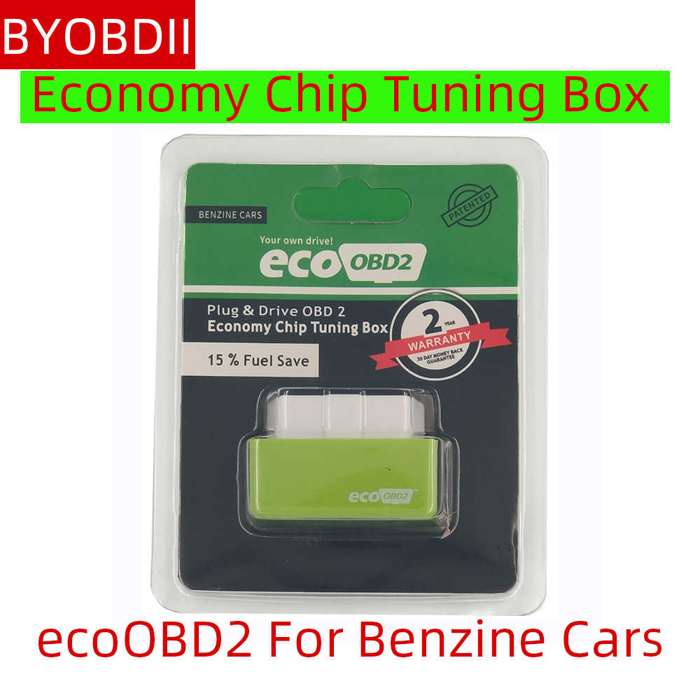 Plug and Drive EcoOBD2 Economy Tuning for Benzine绿色