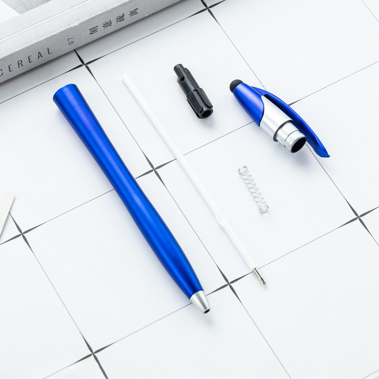 Fabricante mayorista bolígrafo de plástico imprimible logotipo capacitivo de escritura a mano bolígrafo publicitario regalos bolígrafo promocional