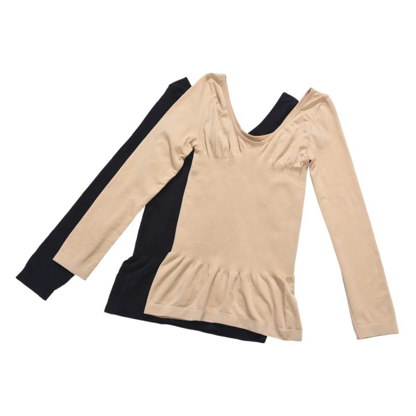 Бесшовная облегающая осенняя одежда с низким воротником, Женская осенне-зимняя тонкая рубашка с длинным рукавом, облегающая Базовая рубашка, женское термобелье