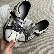 女网面运动学生韩版玛丽百搭运动新款2025透气夏季珍鞋休闲小白鞋