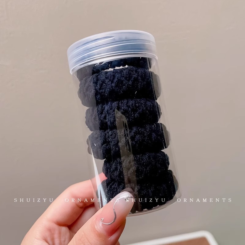 Lazo para el cabello de cola de caballo alto, goma de otoño e invierno simple, cuerda para la cabeza duradera de alta elasticidad, cuerda para el cabello para mujer, cuerda para el cabello, anillo para la cabeza de oso, accesorios para el cabello