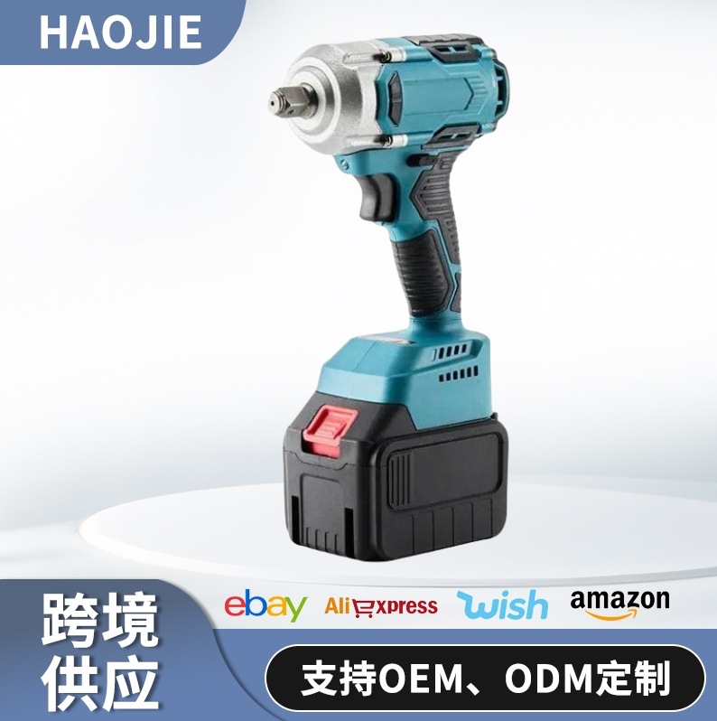 电动扳手充 电器通用大扭力冲击螺丝刀无刷锂电池强力电扳手