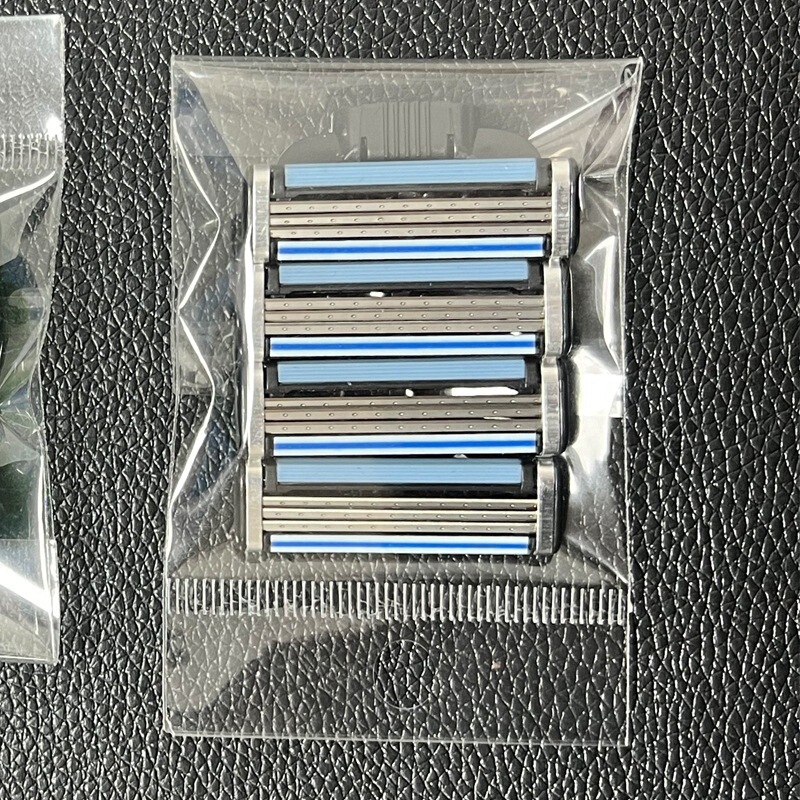 3-Layer Razor Head Suitable for Geely Mach3 Razor Blades, Three-Layer Men's Manual Razor, Durable and Sharp 3-Layer Razor Head Suitable for Geely Mach3 Razor Blades, Three-Layer Men's Manual Razor, Durable and Sharp