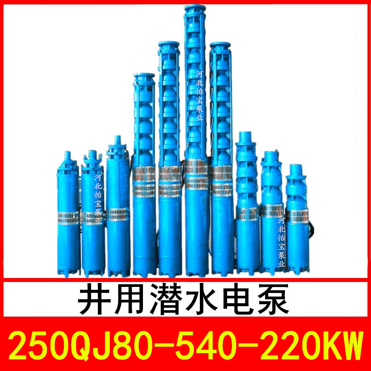 250QJ80-540/20 井用潜水电泵 深井泵 QJR热水泵 立式多级泵