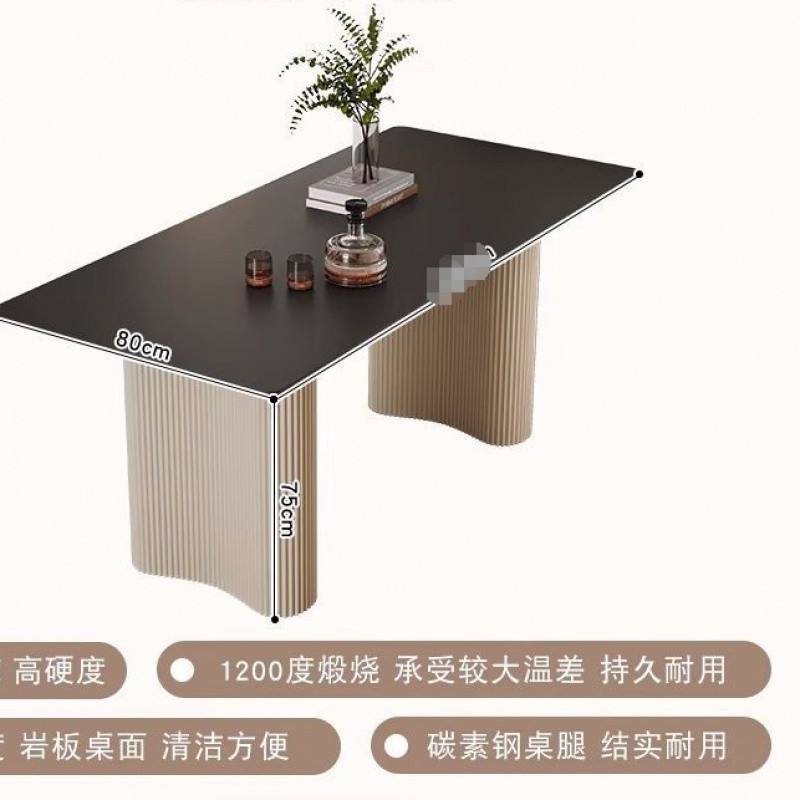 순수한 검은 색 바위 판 200*80*75 흰색 다리 이중 주문