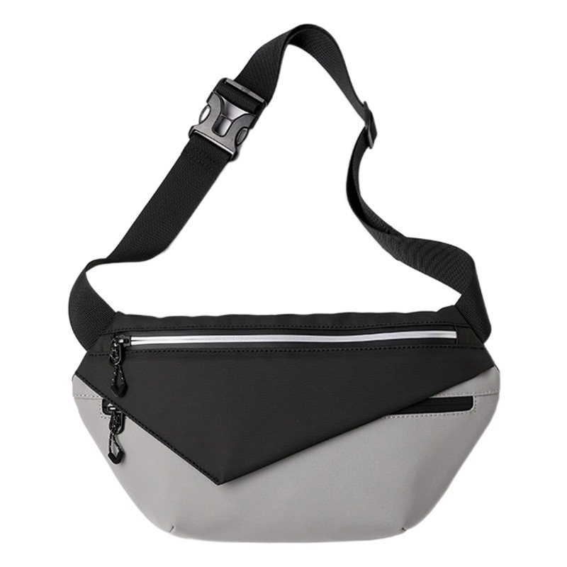 Functional Film Waterproof Commuter Chest Bag Boys Shoulder Bag Men's High-End Fashion Versatile Casual Crossbody Bag