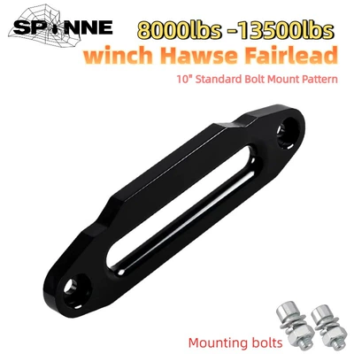 Rope Winch Rope Outlet — Kempinq və səyahət - raised-black-254-aluminum-guide-port