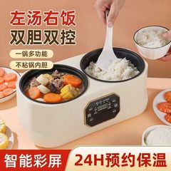 工場直送 ダブルガロン炊飯器 家庭用多機能スマート予約オールインワン蒸し兼用炊飯器 ギフト