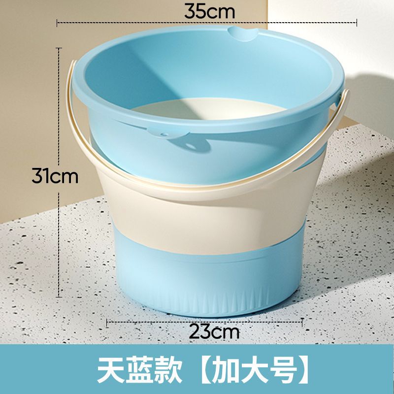 便携可折叠水桶钓鱼桶学生宿舍洗漱车载收纳户外手提折叠|undefined