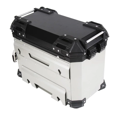 Motorcycle trunk: and Anti-Collision Travel Color Storage