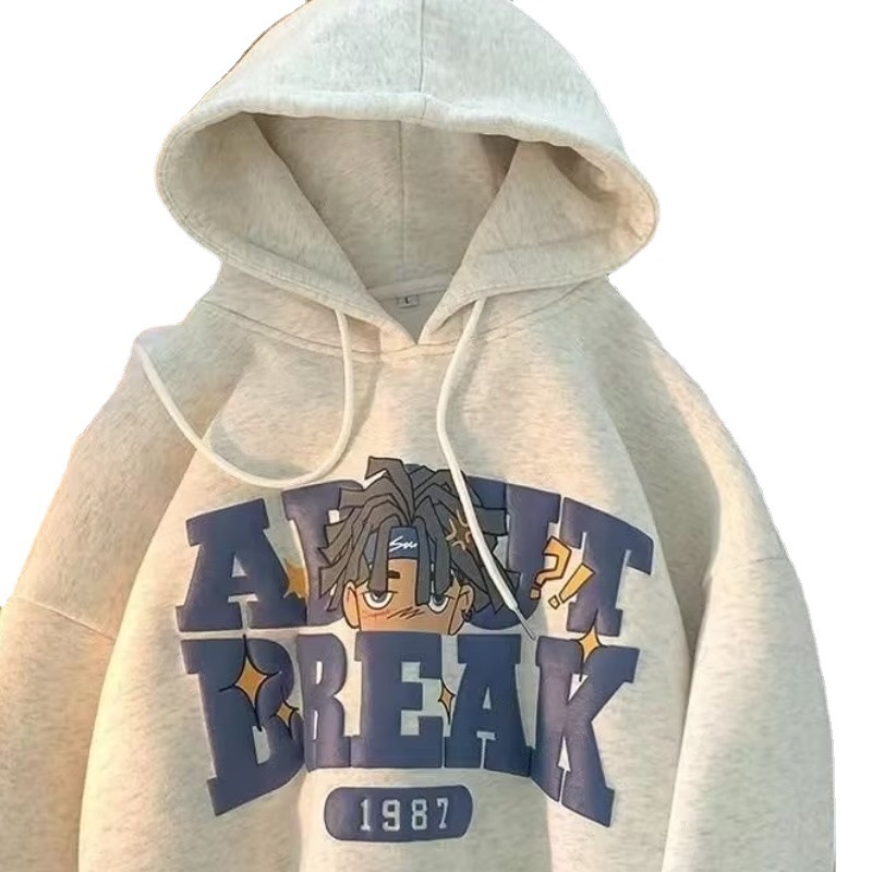 Suéter con capucha para hombre Otoño e Invierno 2022 nueva marca de moda ins ropa de otoño suelta niños Otoño e Invierno Abrigo con capucha moda