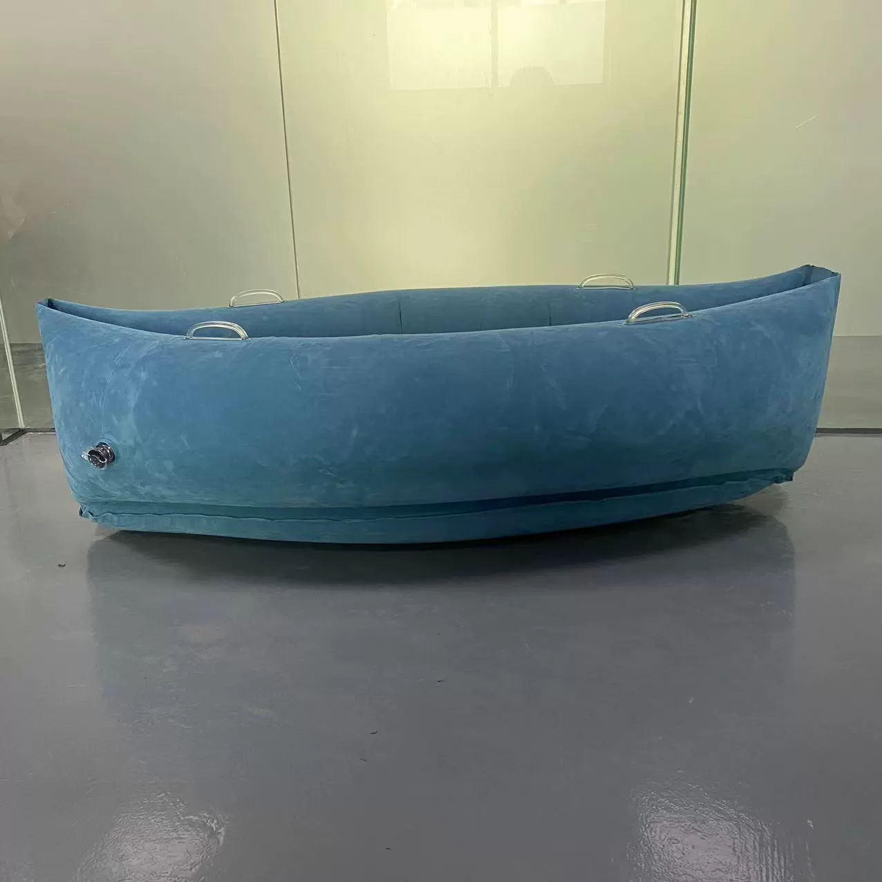 Надувной диван-шезлонг из флокированного материала, в наличии, для отдыха в помещении, одиночный и двойной.