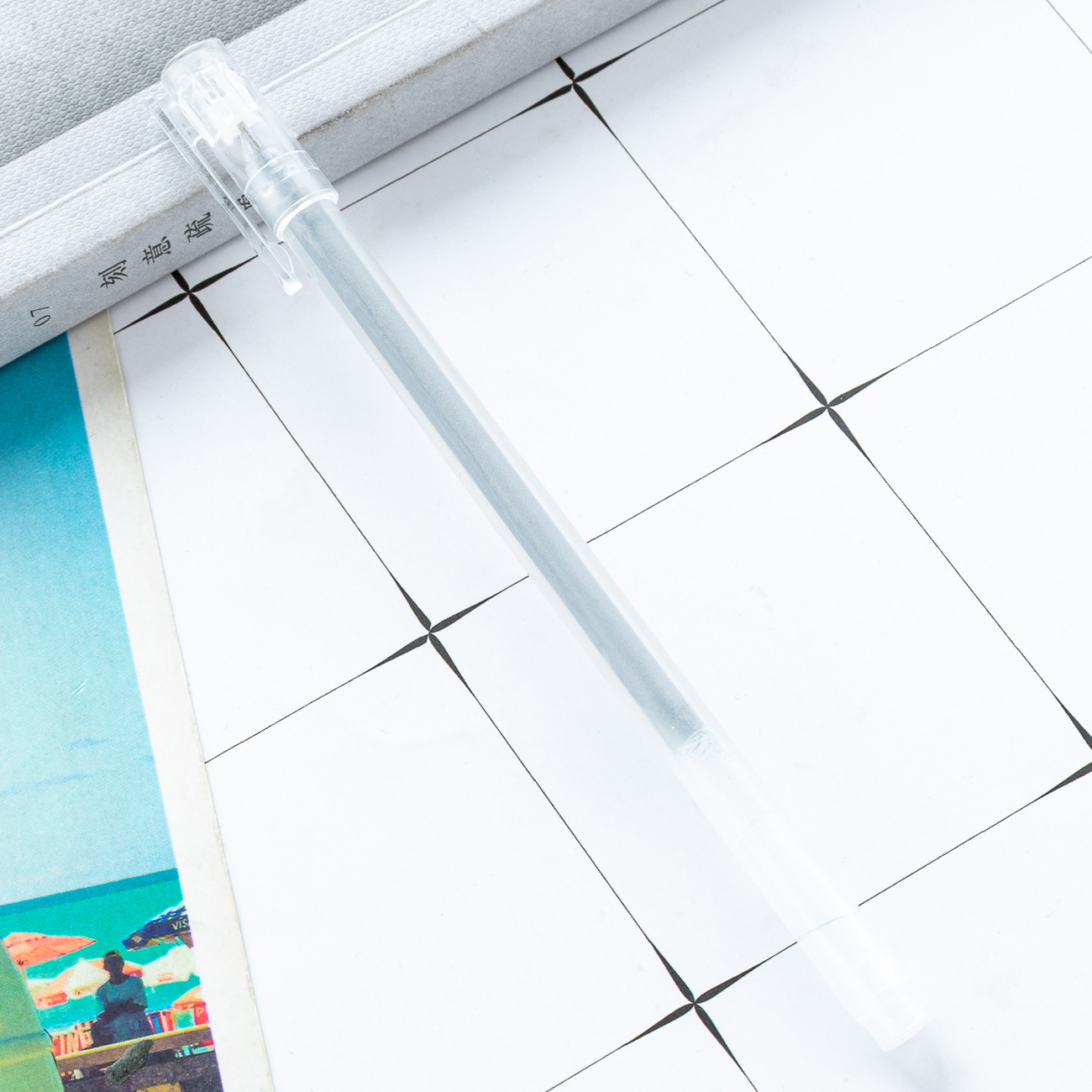 Pen de alto brillo pastel marca de estudiante color papelería de oficina resaltador álbum de bricolaje de gran capacidad tarjeta negra lápiz flash