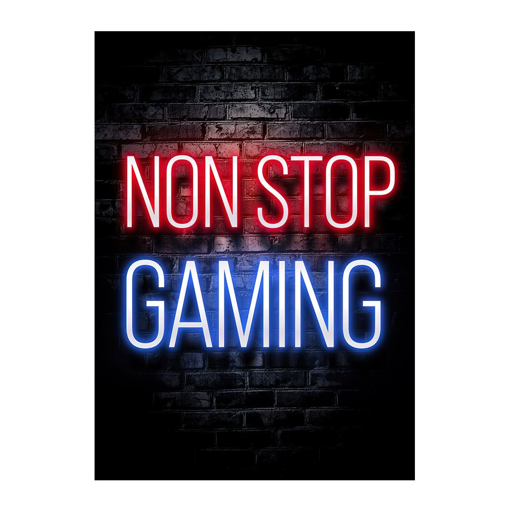 Сдельная торговля термальные продаж neon игра постер безрамочный постер висит картина современный диван фон стена декоративная холст картина ядро