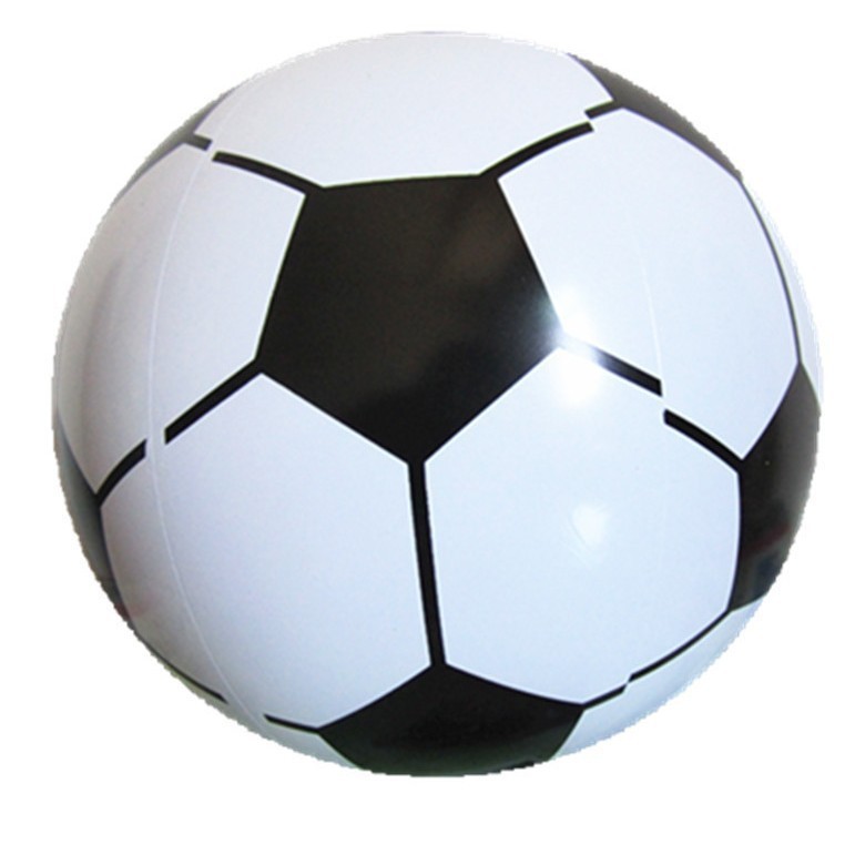 Large Tpu Inflatable Football in Stock Wholesale Inflatable Big Ball Children's Kindergarten Small Ball Sand Three-Color Beach Ball