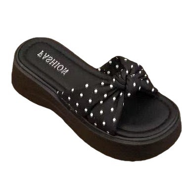 Sandalias Mule de Plataforma en PU y Caucho para Verano