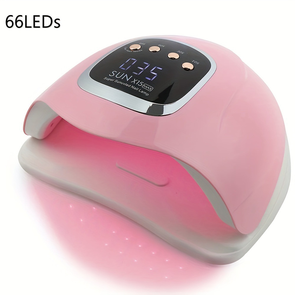 Lámpara de uñas de alta potencia, sensor inteligente, sincronización, fototerapia, máquina de uñas, lámpara de horneado de uñas LED, no máquina de uñas de mano negra