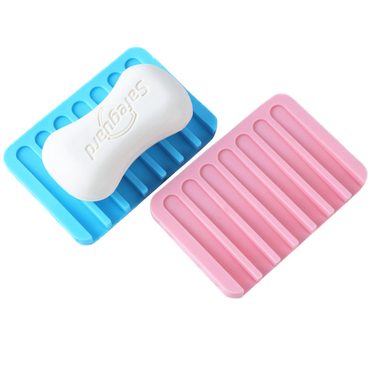 Estante de jabón de silicona explosivo transfronterizo Estante de jabón para escurrir Estante de jabón de silicona antideslizante para el hogar Estante de jabón de silicona personalizado