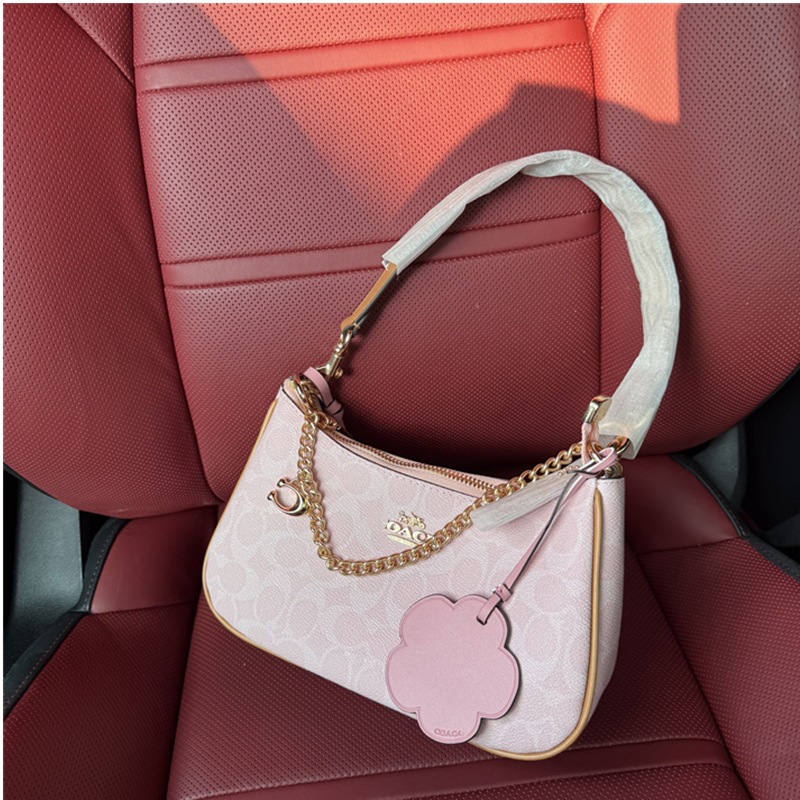 2026 New Women's Bag Teri25 Chain Shoulder Bag Classic Monogram Fashion Single Shoulder Handbag Mahjong Bag Crescent Bag - Thumbnail 3