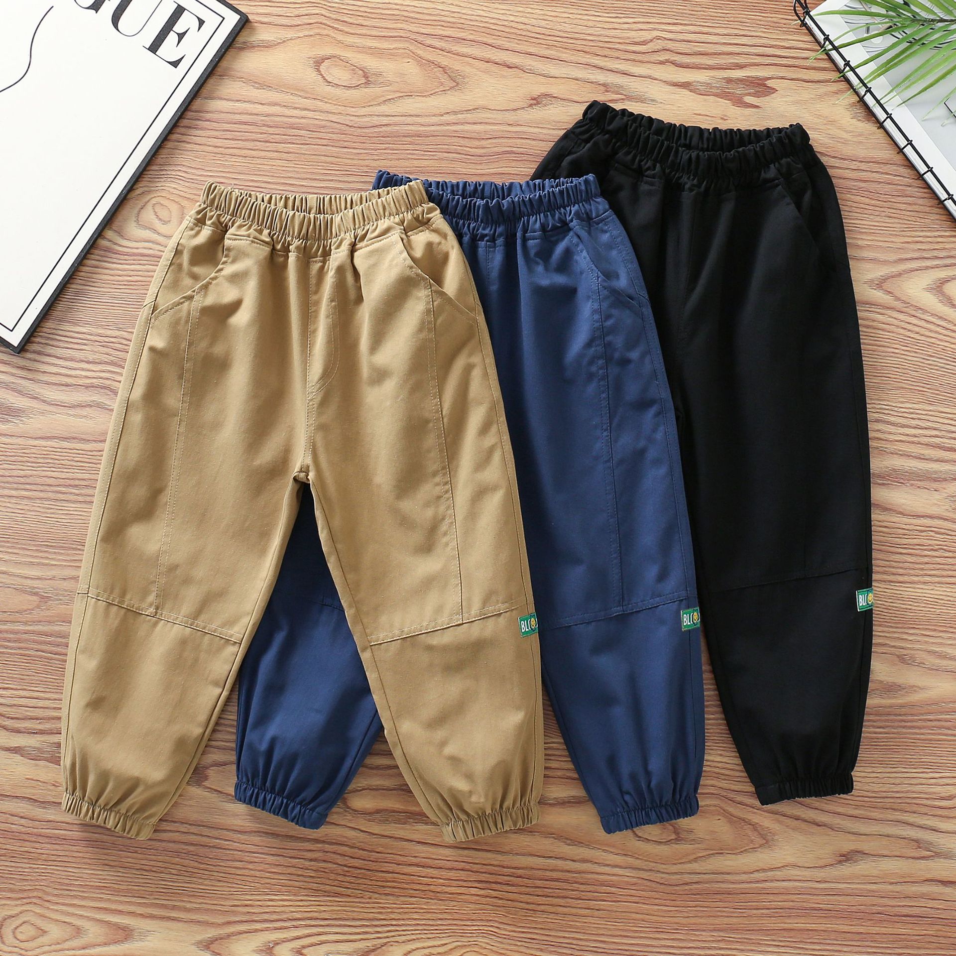 Spring children's autumn trousers for boys