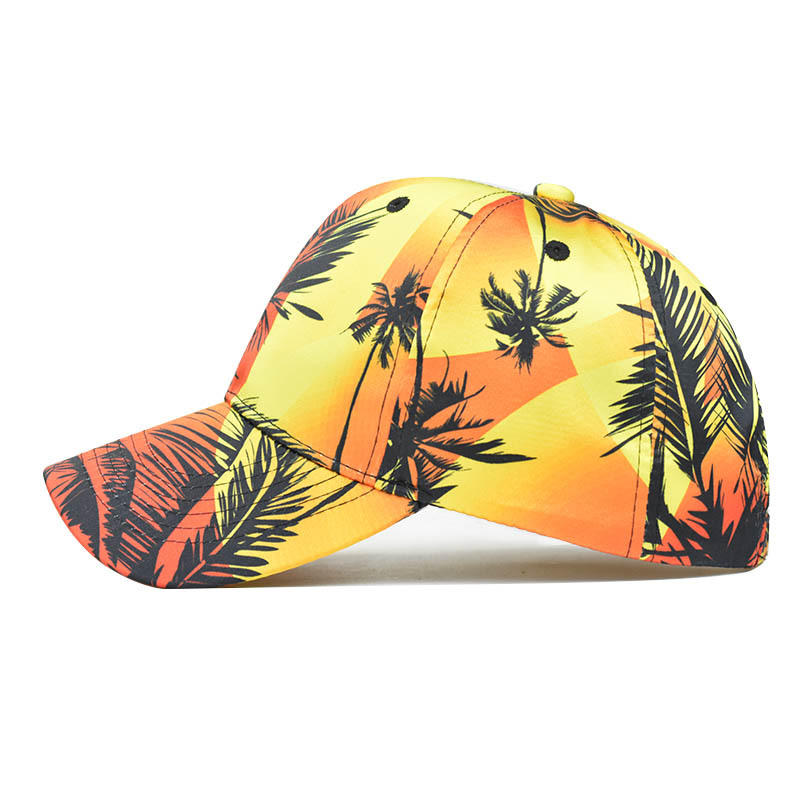 Gorra de Béisbol con Estampado de Algodón, con Sombrilla, para Al Aire Libre image 4