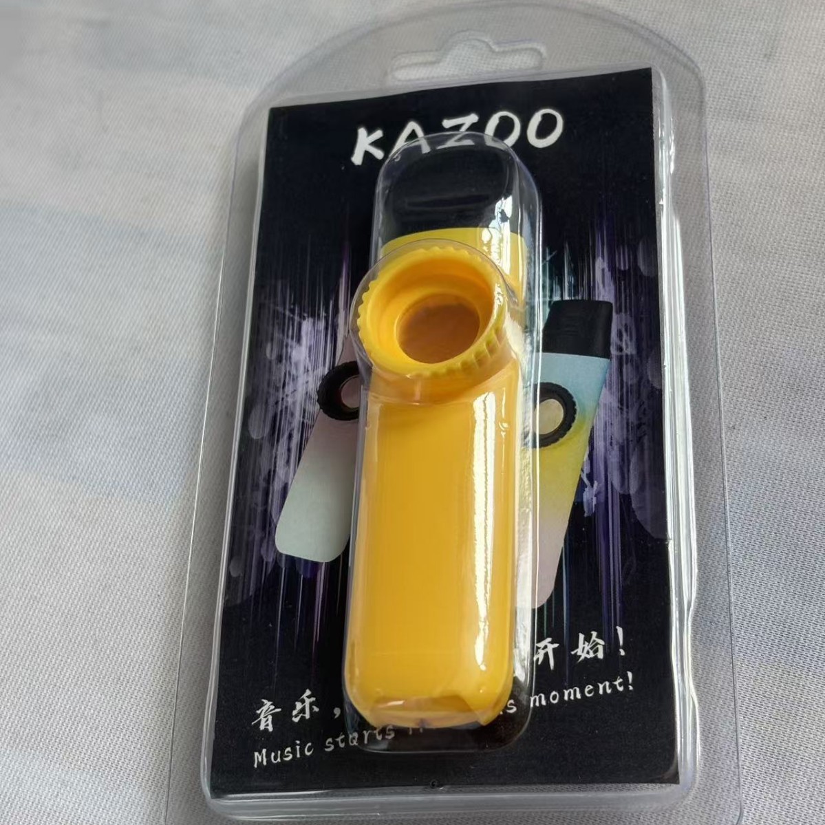 노란색 플루트 멤브레인 끈 블리스 터 포장