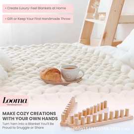 跨境针线木制短棒编织器围巾毛毯工具手工diy框架