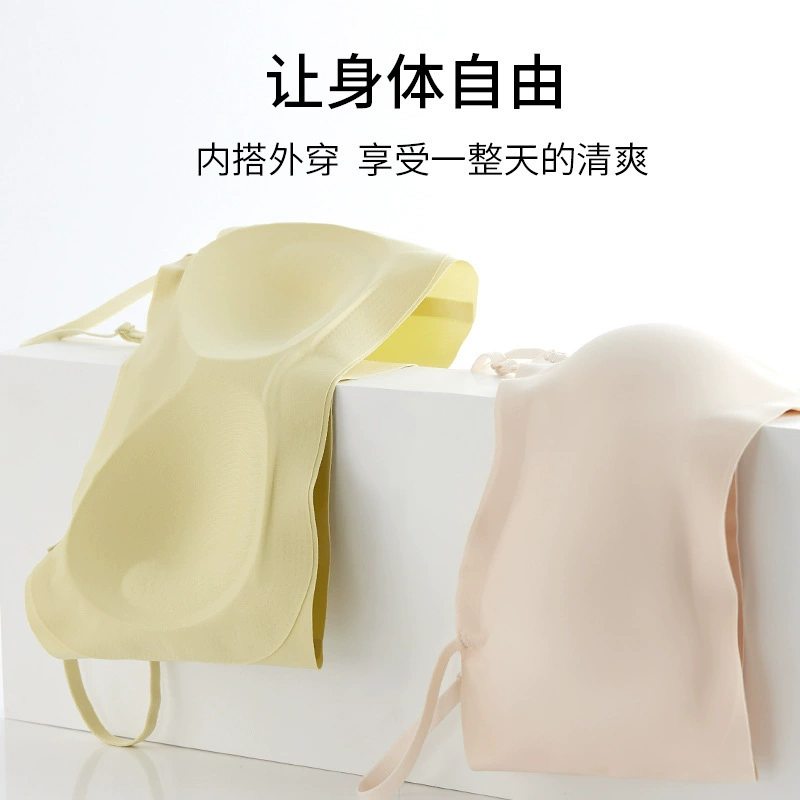 Wireless bra, top with cups, tank top, push up bra, tube top, beautiful back, lifting effect