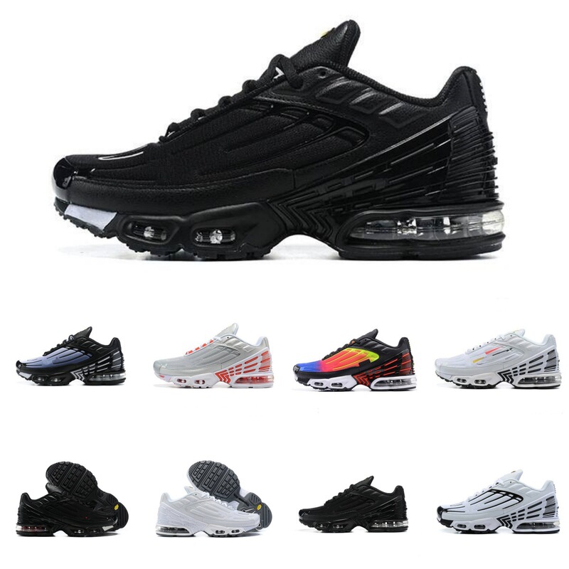 2024 New Color Cross-border TN Air Cushion Shoes III Foreign Trade PLUS 3 sneaker Men's and Women's Running Shoes 39-46