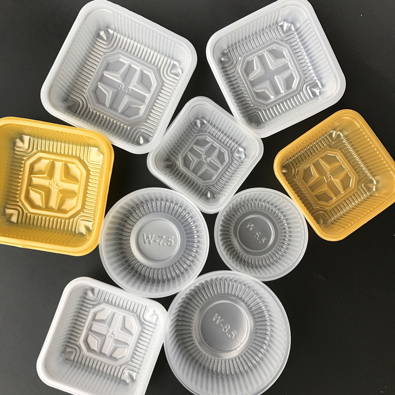 Thickened PP75 g 100g 125g moon cake plastic cake baking food grade souffle tray 98