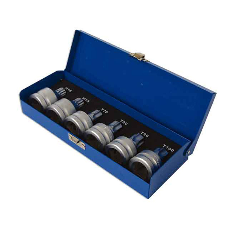 3/4英寸 中风炮气动内六角旋具批头套筒TX型花型 12角M型大号批头