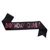 Birthday party golden shoulder strap etiquette belt BIRTHDAY GIRL Queen Birthday girl belt belt