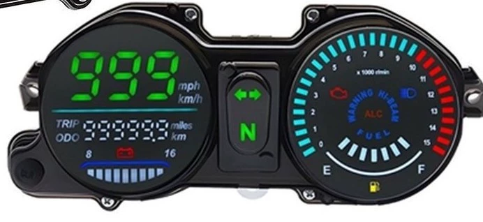 Экспорт в Бразилию Новый CG/TITAN 150 ESD 2009 Цифровой дисплей Светодиодный измеритель скорости пробега