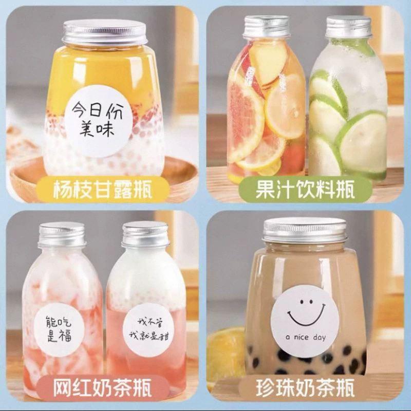 Tea cup, disposable bottle, milk tea for home use
