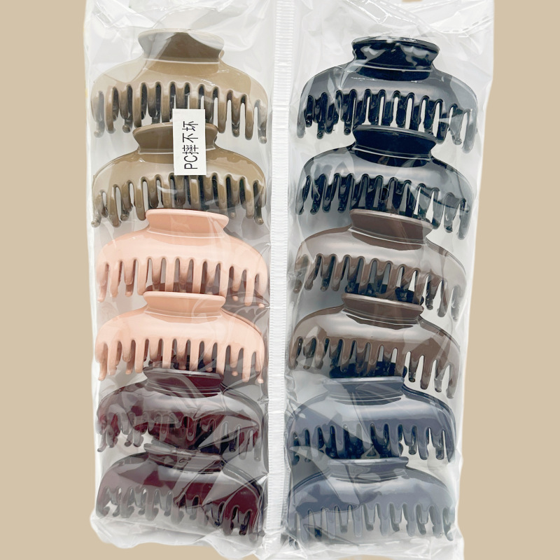 Pearl twist hair clip with plastic embellishment women's Korean side clip Korean style individually packaged pastoral two-yuan store accessories