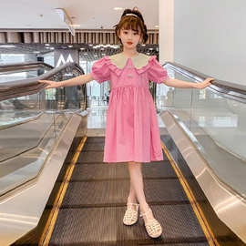 连衣裙夏装2026新款裙摆洋气儿童装夏季公主裙女孩大童娃娃裙子