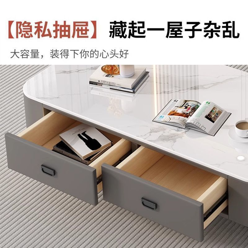 茶几3C玻璃家用客厅小户型茶桌酒店批发免安装软包茶几电视柜组合|undefined