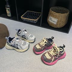 儿童运动鞋2025秋季新款男童低帮轻便老爹鞋女童时尚百搭休闲跑鞋