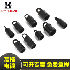 現物亜鉛合金水泳黒吊り時計携帯電話のストラップ部品