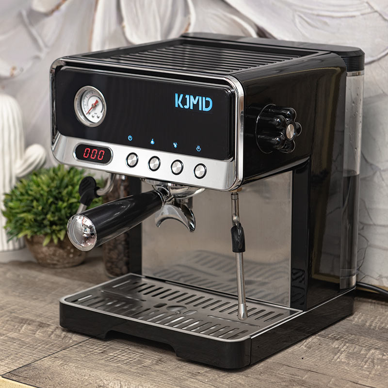 KJMD pequeño ladrillo cuadrado K929 máquina de café casera semiautomática pequeña bomba de burbuja de vapor de extracción de presión de leche