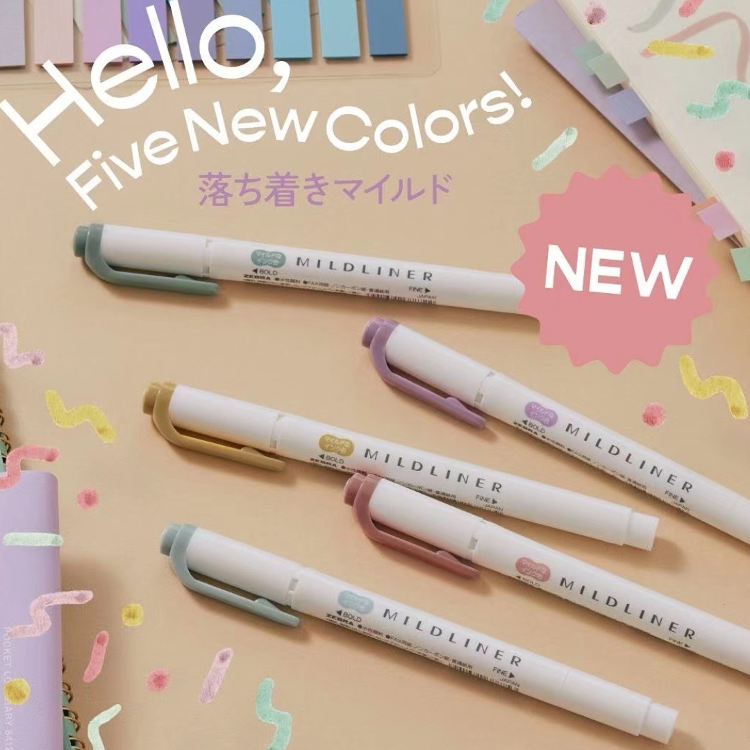 Zebra ZERBA puntero WKT7 marcador de color fumado puntero de color para estudiantes clave cuentas de mano especiales