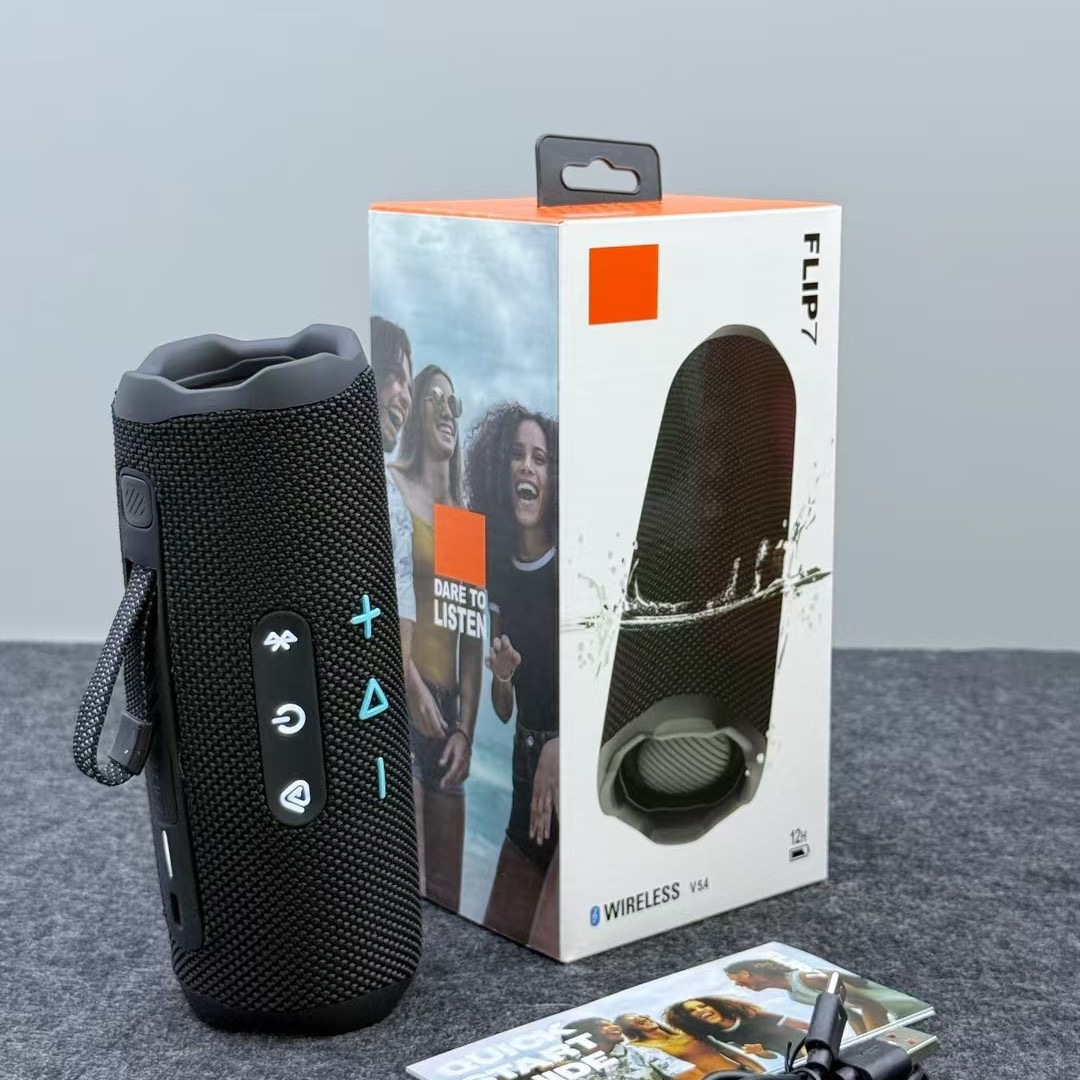 Aplicable transfronterizo, caleidoscopio FLIP7, subwoofer portátil de séptima generación, alto volumen, audio Bluetooth inalámbrico para exteriores