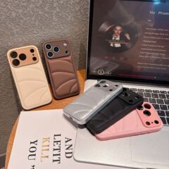 适用苹果17pro羽绒手机壳iPhone17air跨境简约软二合一外贸保护套