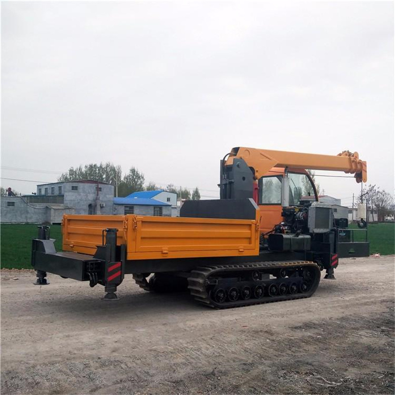 寿命长履带随车吊  省力路面履带随车吊 传动平稳履带运输吊车