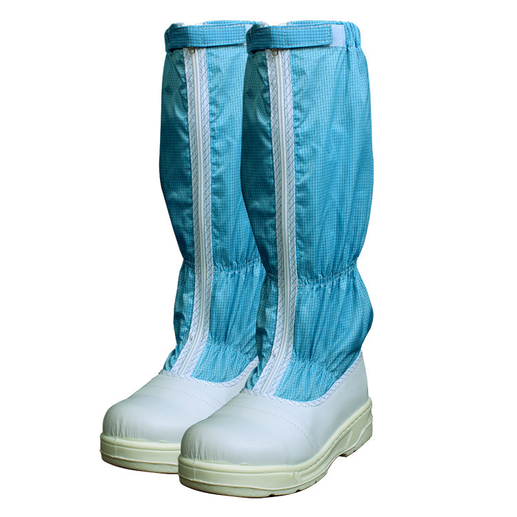 防静电长筒安全鞋玻璃纤维鞋头防砸洁净室ESD抗静电安全鞋工作鞋