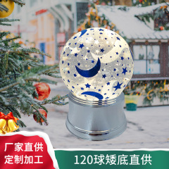 クリエイティブなクリスマスクリスタルボール樹脂工芸品、クリスマスオルゴール飾り、親友や彼女へのクリスタルボールギフト